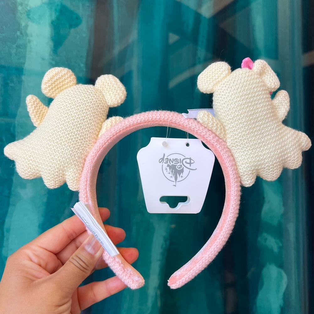 Disney Mickey and Minnie Mouse Ghosts
Ears Headband, Pink/Cream, NWT - Picture 3 of 9